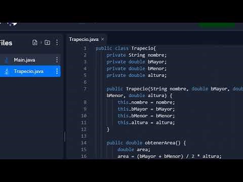 Guía para realizar una práctica de POO (Java) en Replit