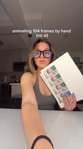 Animating 104 Frames By Hand (No AI) - Mixed Media Animation