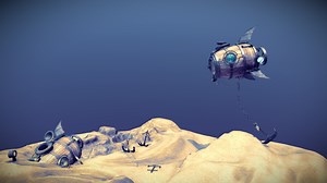 Cute submarine (animated) - Buy Royalty Free 3D model by Conrad Justin (@ConradJustin)