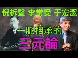 倪柝声、李常受、于宏洁一脉传承的三元论 Watchman Nee, Witness Lee、Hongjie Yu: The Inherited Lineage of Trichotomy 孫東升牧師