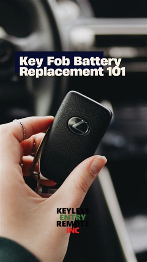 Replacing your key fob battery is quick and easy  Most fobs use coin batteries like CR2032 or CR2025. If your signal feels weak, don’t wait until it dies completely.  Stay prepared with a spare fob at KeylessEntryRemoteFob.com #KeyFobBattery #CarTips #CarMaintenance #KeylessEntry #CarOwner #FobFix #AutoTips | Keyless Entry Remote Inc | Facebook