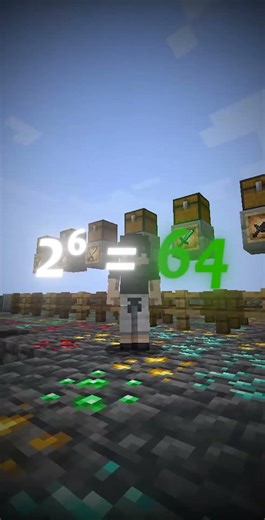 Why are stacks in Minecraft 64 ? #shorts