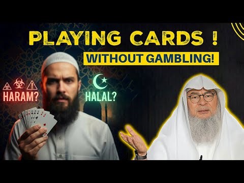Is Playing Cards Without Gambling Permissible ? || Assim Al Hakeem