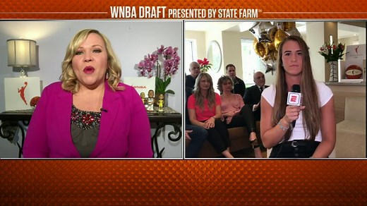 Sabrina Ionescu drafted 1st overall by Liberty