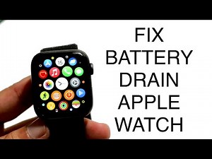 How To FIX Apple Watch Battery Life Draining Quickly! (2023)