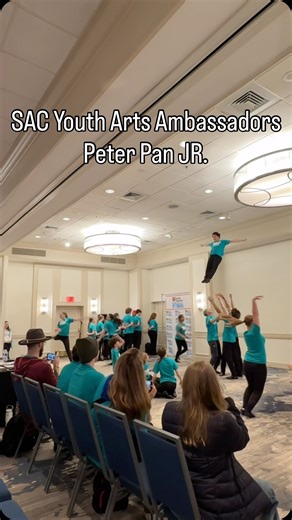 Junior Theater Festival on Instagram: "SAC Youth Arts Ambassadors perform Peter Pan JR. for day 2 of adjudications at JTF Atlanta 2026!"