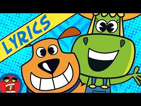 Bingo | Fredbot Nursery Rhymes | Lyric Video! (Lucy the Dinosaur)