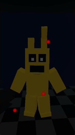 8-bit William Afton getting springlocked
