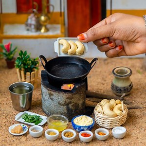 🥐Cashew Nut Pakoda In Miniature🔥 | Miniature Cooking Show