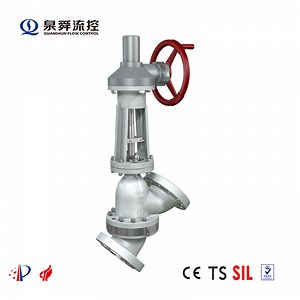 [Hot Item] Bidirectional Sealing Y-Type Global Globe Valve Carbon Steel Slurry Valve