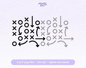 FOOTBALL SVG Pattern Cut File for Cricut or Silhouette, American Football Svg, Playbook Pattern Svg, Football Sublimation Design, | Game Day - Etsy