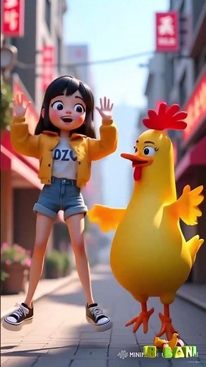 Chicken Banana Does a TikTok Dance 💃📱 | Fun Trendy Moves for Kids