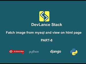 Fetching Image from #mysql database and view on page in #python #django | tutorials of beginner #8