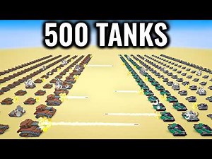 The Biggest TANK BATTLE in Minecraft part 2