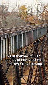This 110 year old rail line spans the Ashtabula River on a tired old freight bridge that’s finally getting replaced. Built in the early 1900s, it’s carried coal, ore, and freight into a harbor that used to be one of the busiest industrial corners of northeast Ohio. There’s a new structure planned to take over this crossing, but for now every bolt, crack, and weld out here is a reminder of how long this bridge has been working for the city #ashtabula #ashtabulaohio #ohio #ohiorailroads #railbridg