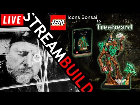🔴 Building LEGO Lord of the Rings Treebeard Bonsai Tree (10281) Alt Build Live!