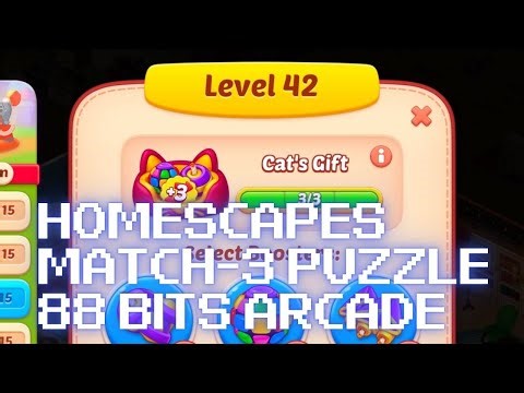 🛋️ Homescapes 🛋️ Match-3 Puzzle Level 42