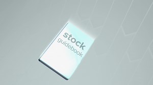 Stock guidebook zoom in animation