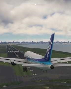 MSFS 2020 Boeing 787 Dreamliner All Nippon Airways - Tokyo Haneda Landing #flightsimulator #aviation