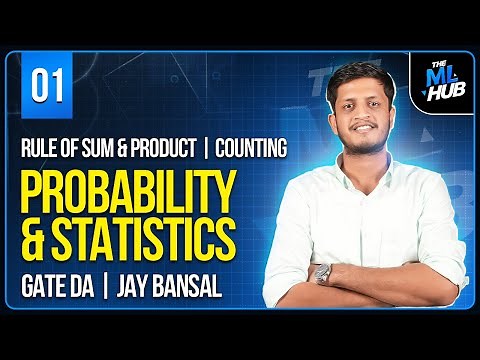 Lec 1: Rule of Sum & Product | Counting | Probability & Stats | GATE DA | Jay Bansal | The ML Hub