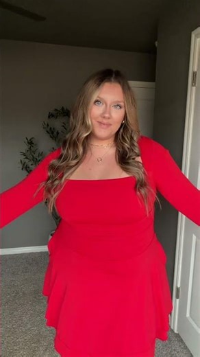 This mini dress is a must for a Valentine’s Day outfit!