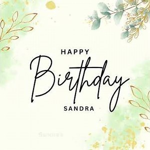 Happy Birthday Sandra! Personalized Birthday Song 🎂