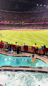 Would you pay for an experience like this? 🏊‍♂️⚾️ The pool suite inside @chasefield should be on every fan’s bucket list! Tag a friend! #welcometoarizona #dbacks #swimmingpool #mlb #viral | Welcome to Arizona