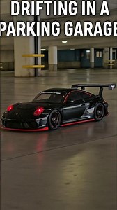 RC Porsche 911 GT3R Drifting in Parking Garage | Bittydesign P-GT3R | RC Car Drift