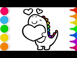 How to Draw a Baby Dinosaur | Easy Step by Step Drawing Tutorial