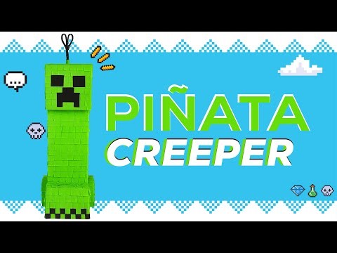 How to Make a Minecraft Creeper Piñata | Step by Step