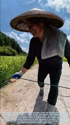Rice Pollination Hack: The Ancient Rope Trick That Boosts Harvests