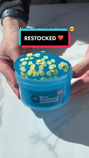 We just restocked! Link in bio for our slime shop ❤️ #slime #fyp #restock