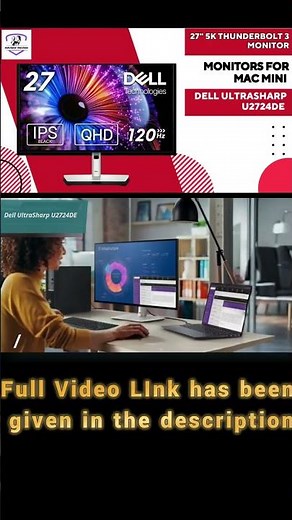 Dell UltraSharp U2724DE 27 QHD IPS Monitor – 120Hz, ComfortView Plus, USB C Hub