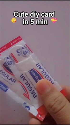 this is The Most easier card you'll ever see 😱 #gift #love #yt #diy #short #youtube #craft #cute