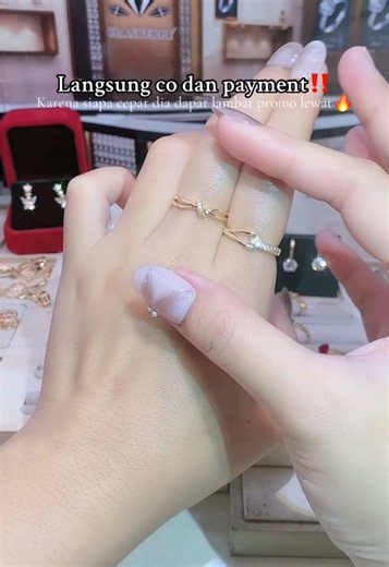 Cincin Estetik American Diamond – Gratis Box & Garansi 1 Tahun