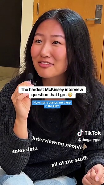 How to Answer the Hardest McKinsey Interview Question: Finding Pianos in the UK