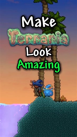 Terraria Slime 🌳 on Instagram: "This Is How You Can Make Terraria Look AMAZING🌳🌤 #Terraria #gaming"