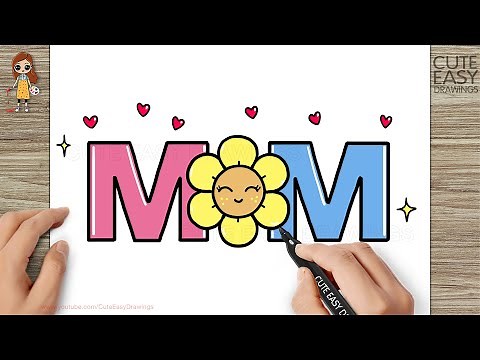 EASY Mother's Day Drawing | Easy and Creative Mom Drawing Tutorial