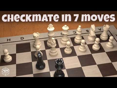How To Checkmate in 7 Moves Using Blackburne Shilling Gambit