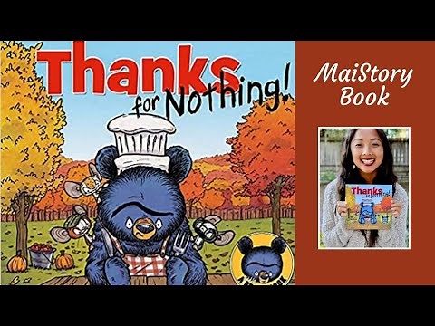 Thanks for Nothing! Bruce the Bear by Ryan T. Higgins: Interactive Read Aloud Book for Kids