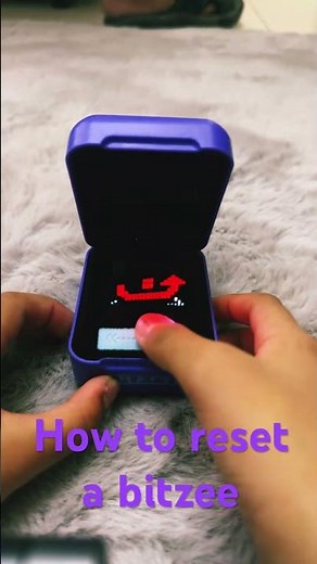 How to reset a bitzee