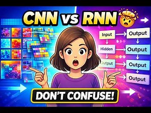 CNN vs RNN Explained 🔥 (Images vs Sequences)