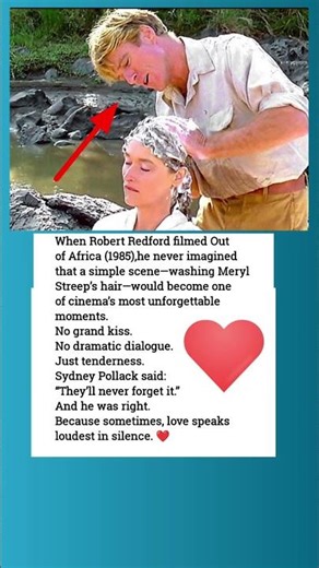 The Most Silent Love Scene Ever — Robert Redford & Meryl Streep (1985) ❤️🎬