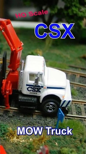 CSX MOW Truck in HO scale #modelrailroad #CSXtrain