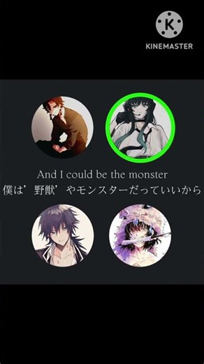 #anime #demonslayer 4 demon slayer boys singing