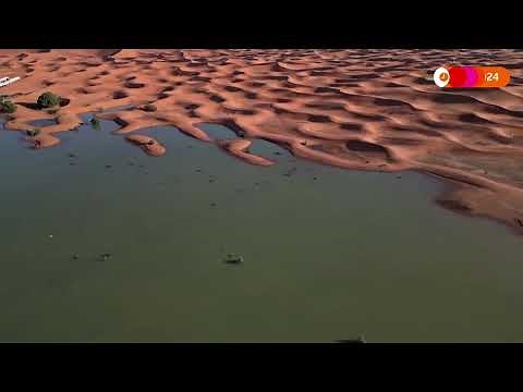 Drone footage shows Sahara floods after rare desert rainfall | REUTERS