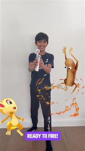 My Paper Nerf Gun🔫 #diy #nerfgun #papercraft #funactivities #kidscreate