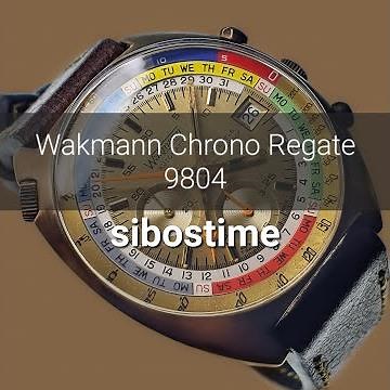 Wakmann Chronograph Yacht Regate 9804 Lemania 1341 Circa 1972 Preowned Vintage
