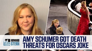 Despite Kirsten Dunst being in on the bit, Amy Schumer reveals she got death threats after she made her “seat filler” joke at The Academy Awards. | The Howard Stern Show