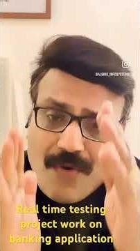 QA REAL TIME SOFTWARE TESTING PROJECT WORK#qasession #softwaretesting #qatraining